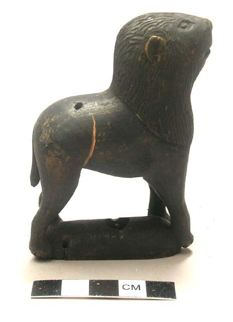 Native carving of lion