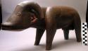 Wooden carved buffalo