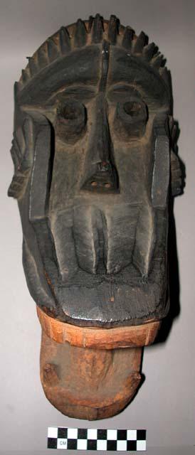 Large wooden mask.