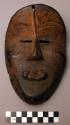 Wooden face mask.