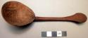 Wooden spoon - used for eating