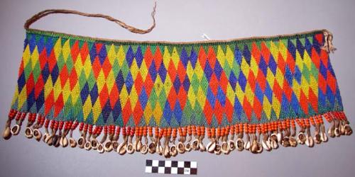 Beaded apron