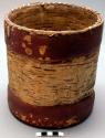 Birchbark container for milk