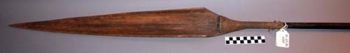 Lance - handle made from wood of kokowatsio tree, point from mame tree+