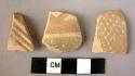 3 "Halaf (not typical)" ware sherds