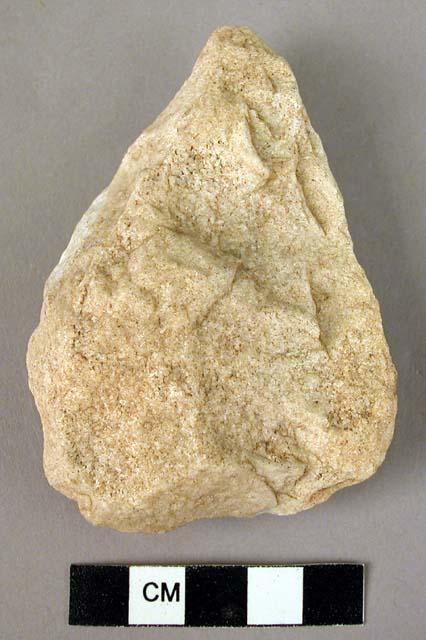 Small triangular flint fist axe