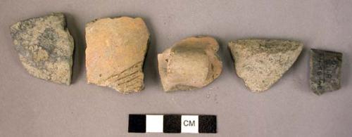 Pottery cup fragments