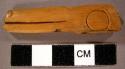 Carved wooden fragment