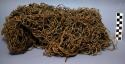 Hand net of vegetable fiber, for trout and salmon