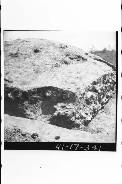 Northwest corner and west side of Mound 3