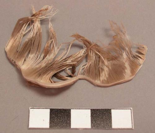 Feather for feather cloth