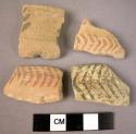 10 Chevron ware sherds