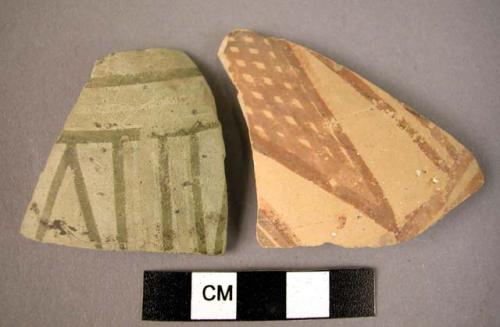 5 potsherds