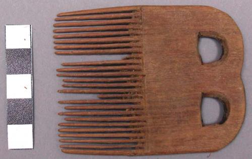 Wooden comb