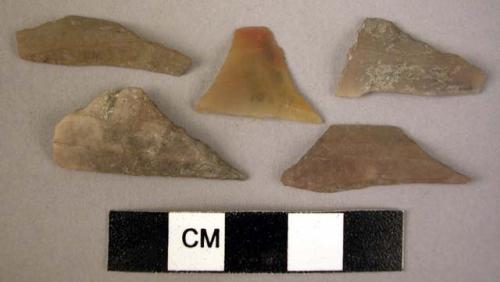 5 flint trapezoids