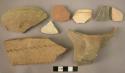 Ceramic rim, body and base sherds, miscellaneous wares