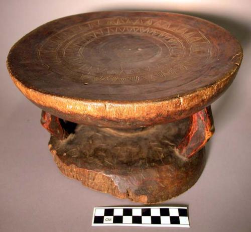 Market woman's wooden stool