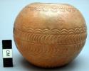 Small pottery vessel with incised designs