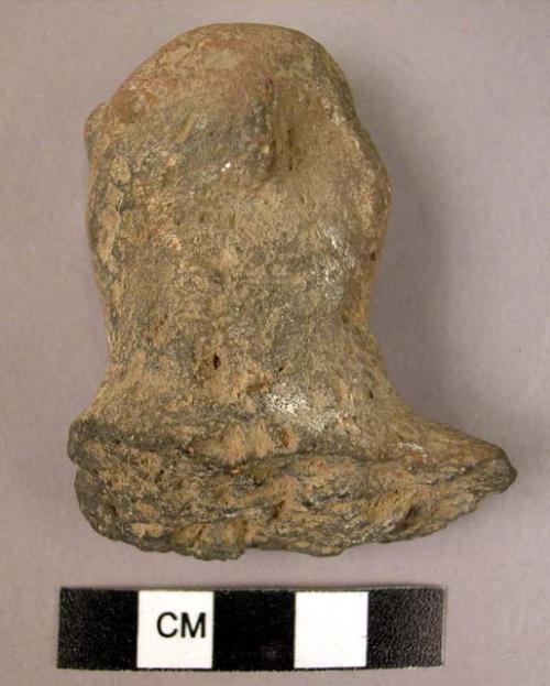 Head of stone bird figurine