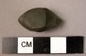 Green polished stone implement