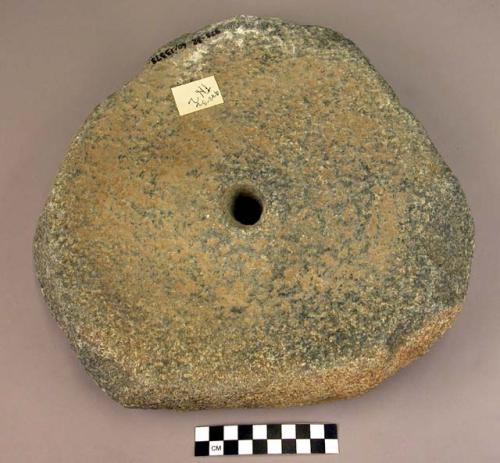 Stone disc.