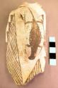 Sherd from pitcher with zoomorphic figure on handle