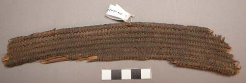 Coiled basketry fragment