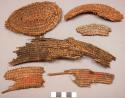 Fragments of baskets