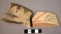 28 potsherds - painted ware