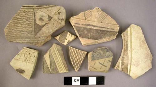 13 potsherds