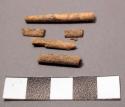 Fragments of ivory pin