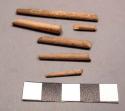 Fragments of ivory pin