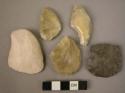 Bifacial lithics; unidentified.