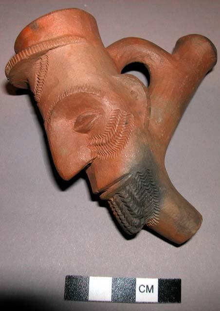 Clay pipe heads