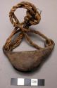 Metal bell for hunting dog - also used by dancers and worn on hands or feet