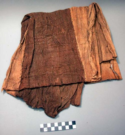 Bark cloth - muddy brown