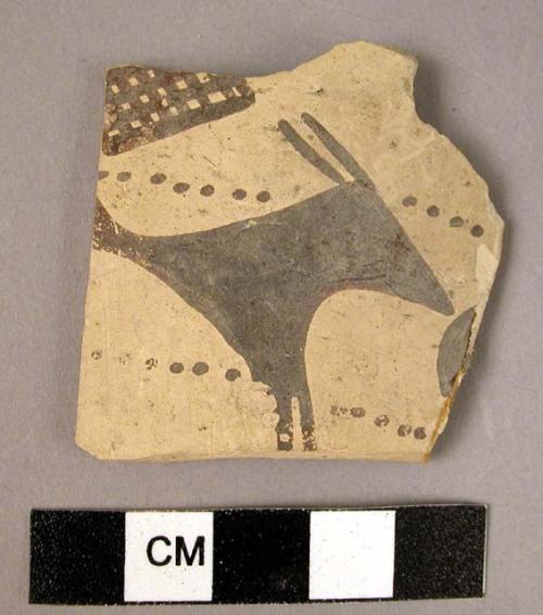 Baked clay whorl sherd