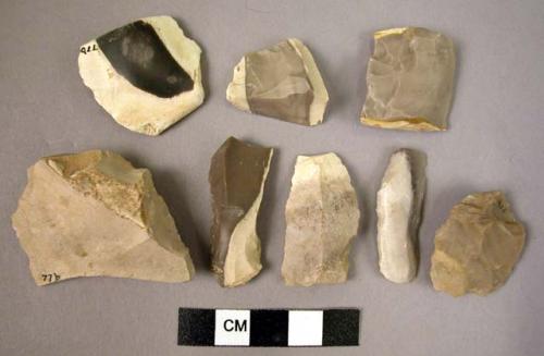 29 flint fragments