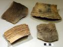 Sherds - coil, stick-marked, etc.