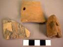 70 potsherds (reddish ware)