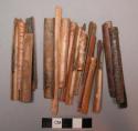 Fragments of Decorated reed