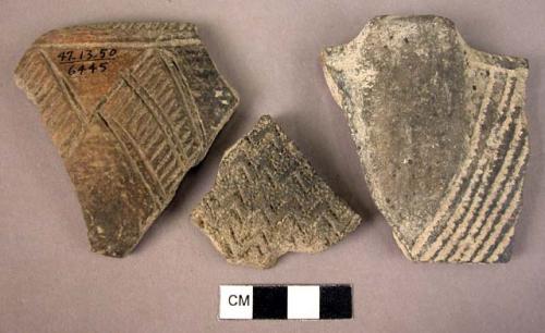 Potsherd, decorated