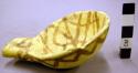 San bernardo black on yellow pottery miniature ladle