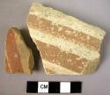 2 Hurrian Habur ware sherds