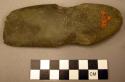 Notched stone axe