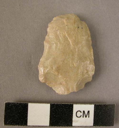 Lance head; flint; symmetrical point.