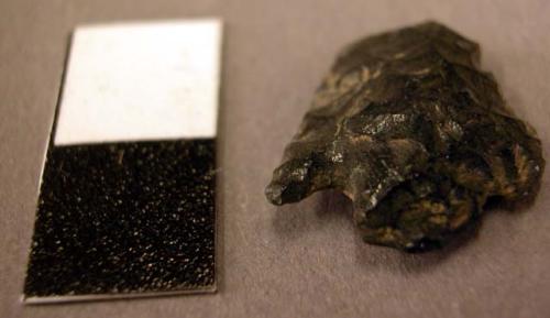 Fragment of obsidian point