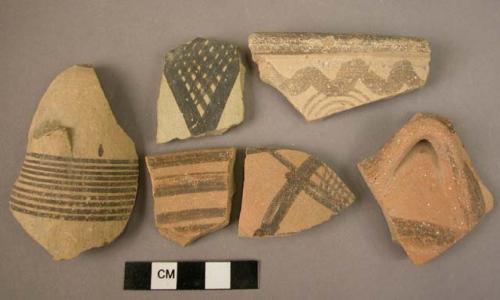 17 potsherds- Cilician buff