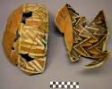Sherds, 2 attached to 37752, 4 loose sherds