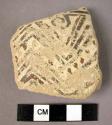 Potsherd - polychrome painted